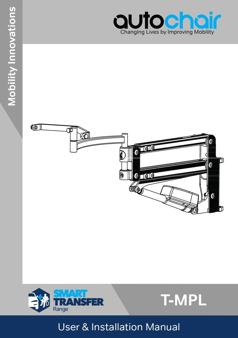 AUTOCHAIR SMART TRANSFER T-MPL User & installation manual