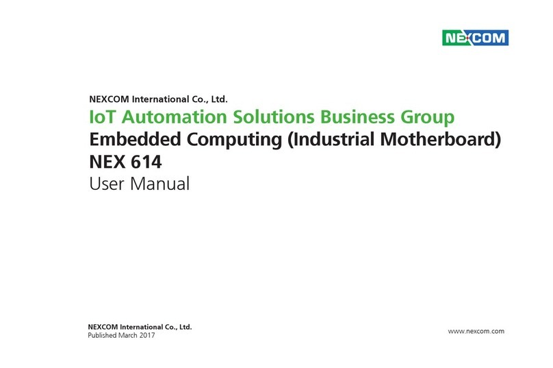 Nexcom NEX 614 User manual Nexcom NEX 614 User manual