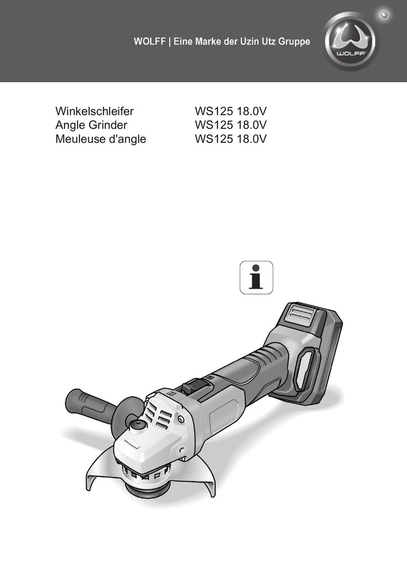 Wolf WS125 18.0V User manual