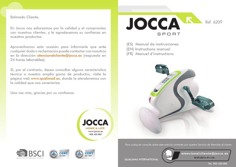 JOCCA 6209 User manual