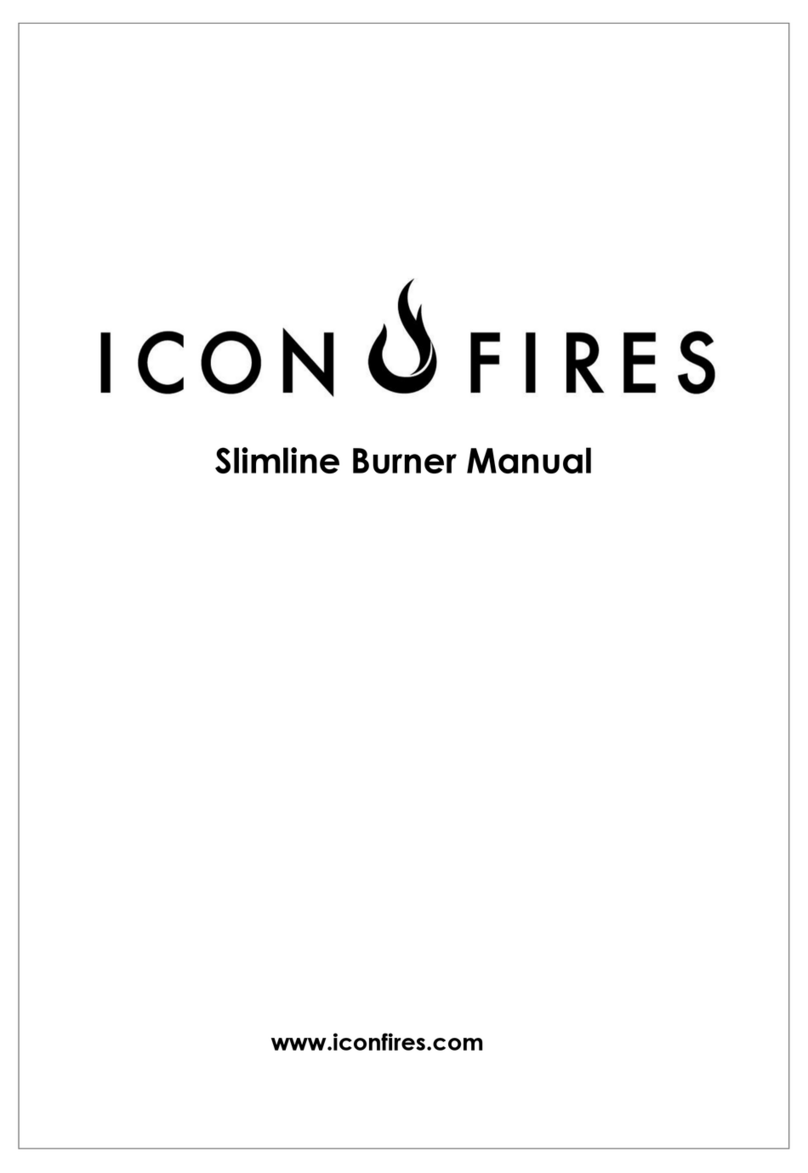 ICON FIRES Slimline SB500C manual