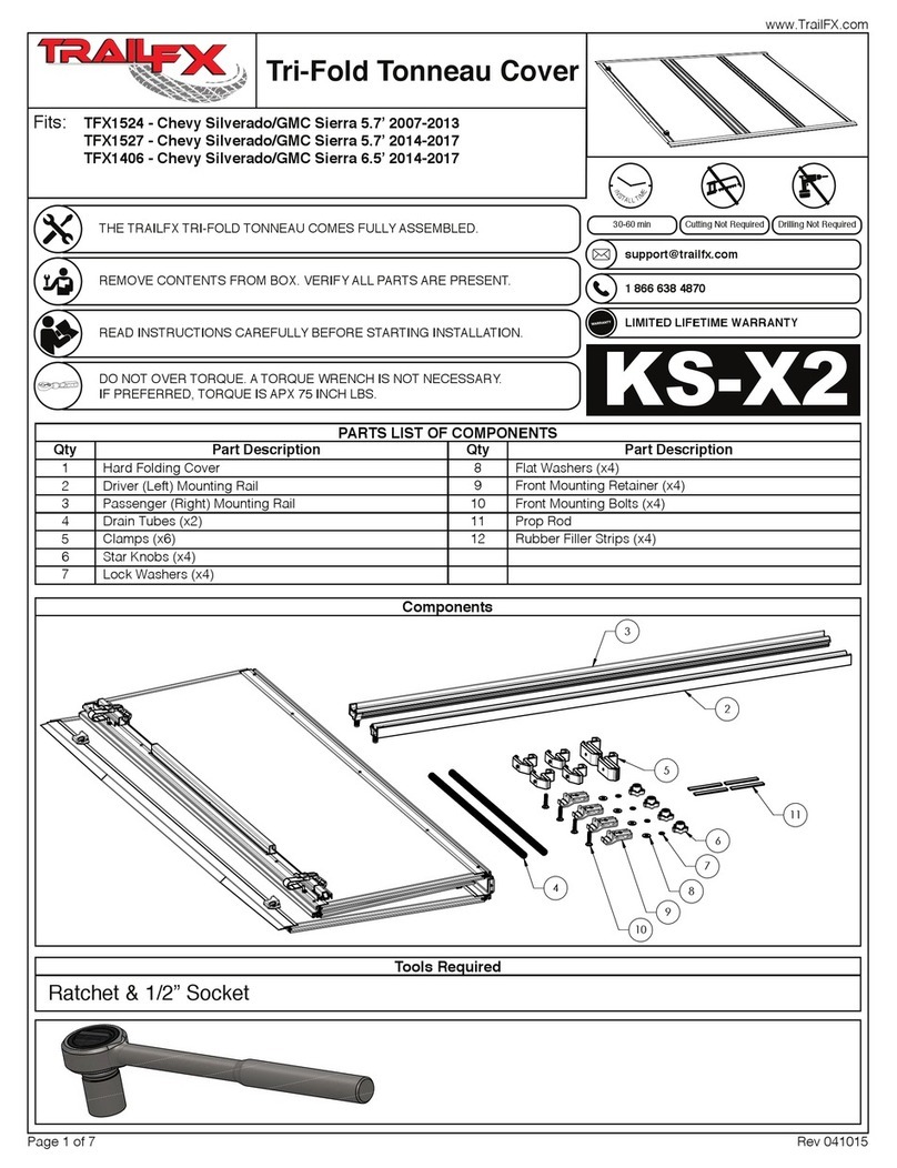 TrailFX TFX1524 INSTALLATION PROCEDURE
