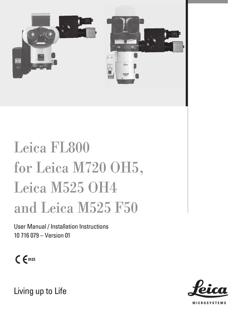 Leica FL800 User's manual & installation instructions