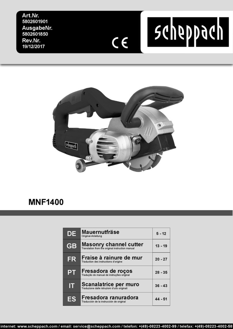 Scheppach MNF1400 Assembly instructions
