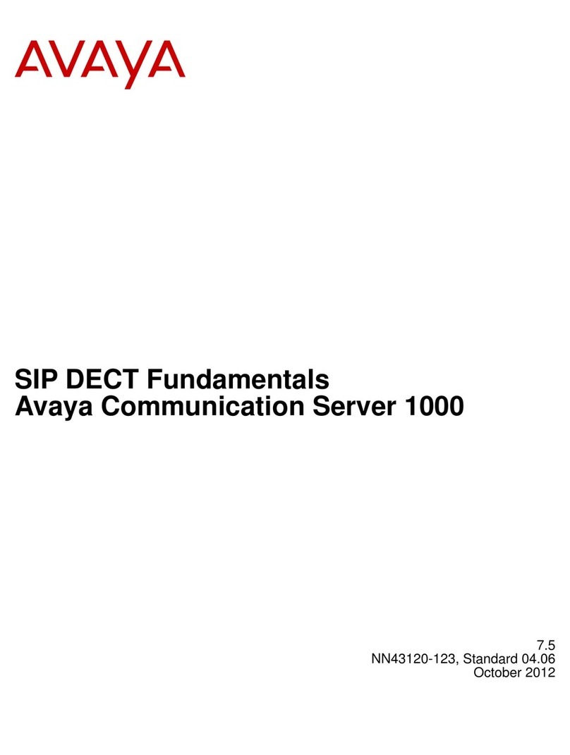 Avaya CS 1000 User manual
