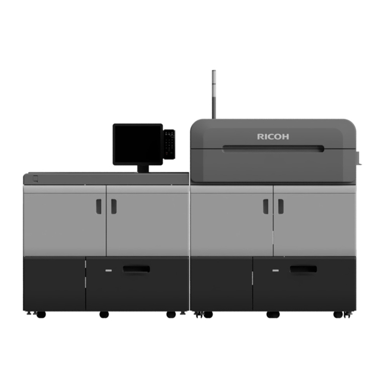 Ricoh Pro C9200 Assembly instructions