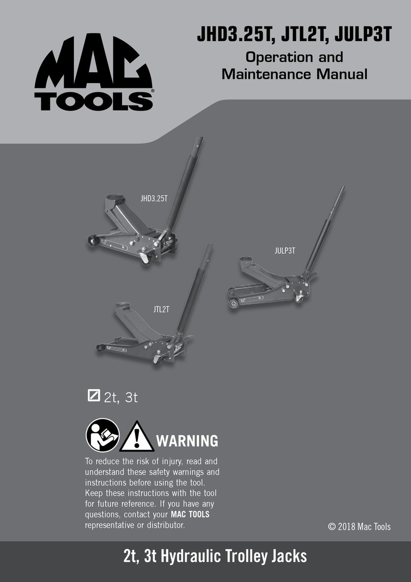 MAG TOOLS JHD3.25T Operation and maintenance manual