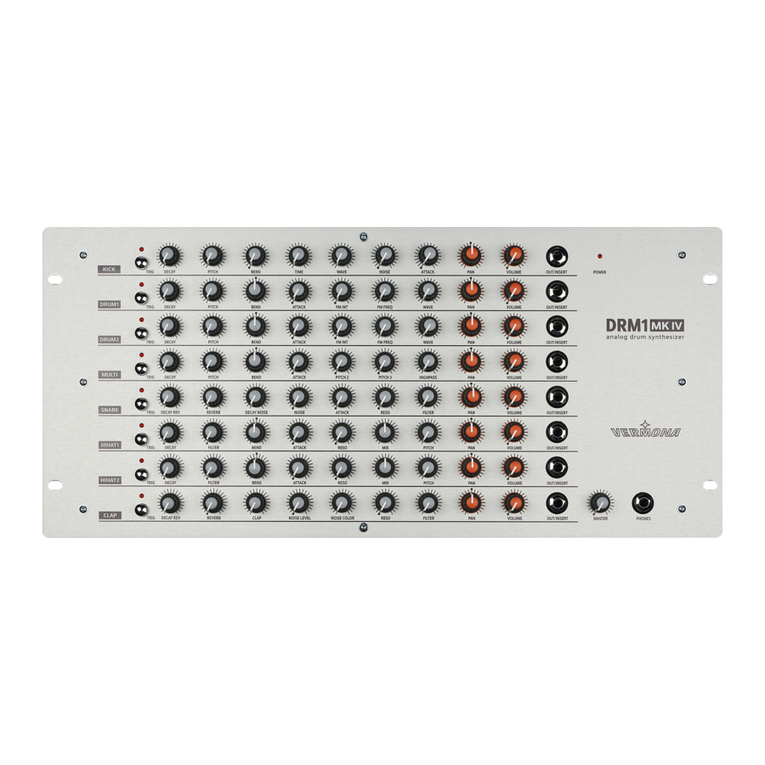 Vermona DRM1 MK4 user manual