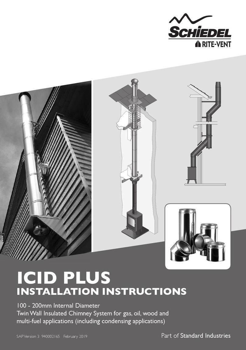 Schiedel RITE-VENT ICID PLUS installation instructions