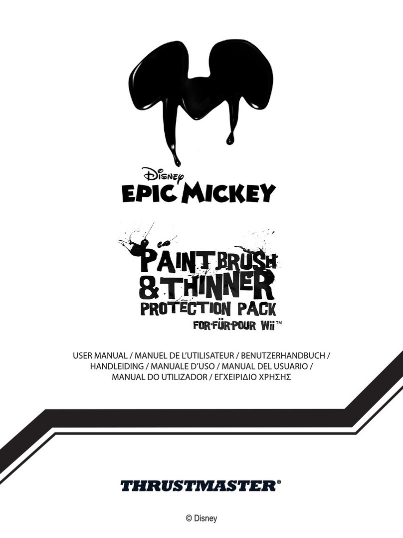 Thrustmaster EPIC MICKEY PAINTBRUSH AND THINNER PROTECTION... user manual