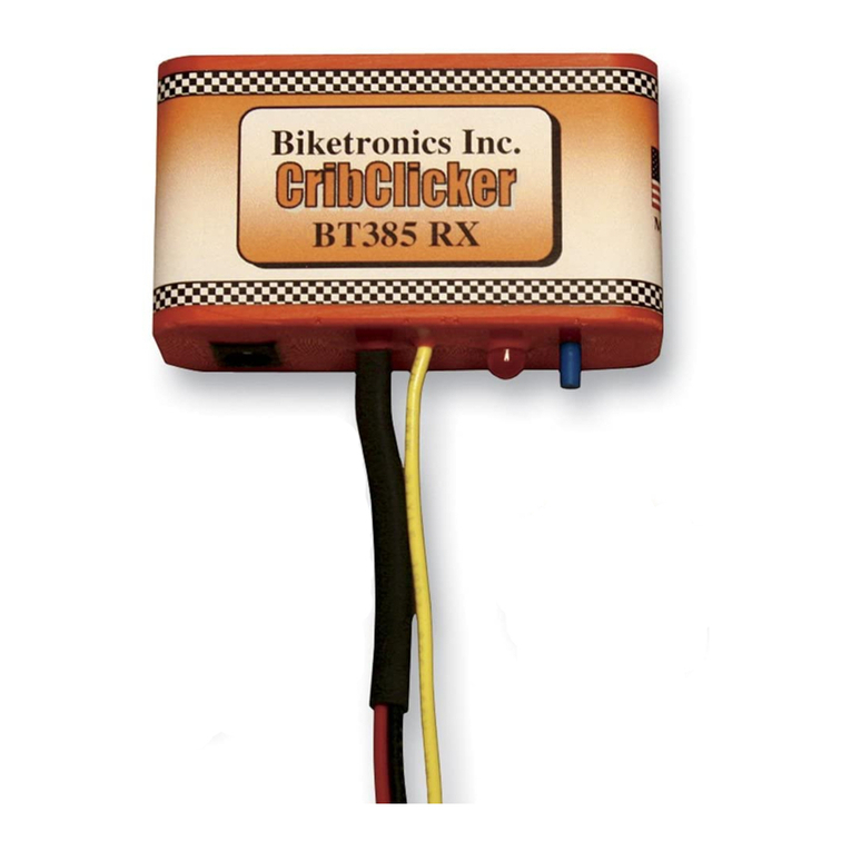 Biketronics CribClicker BT385 User manual