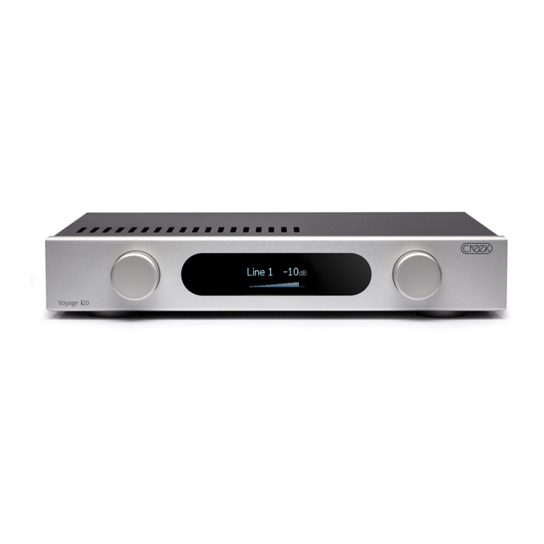 Creek Audio VOYAGE i20 instruction manual