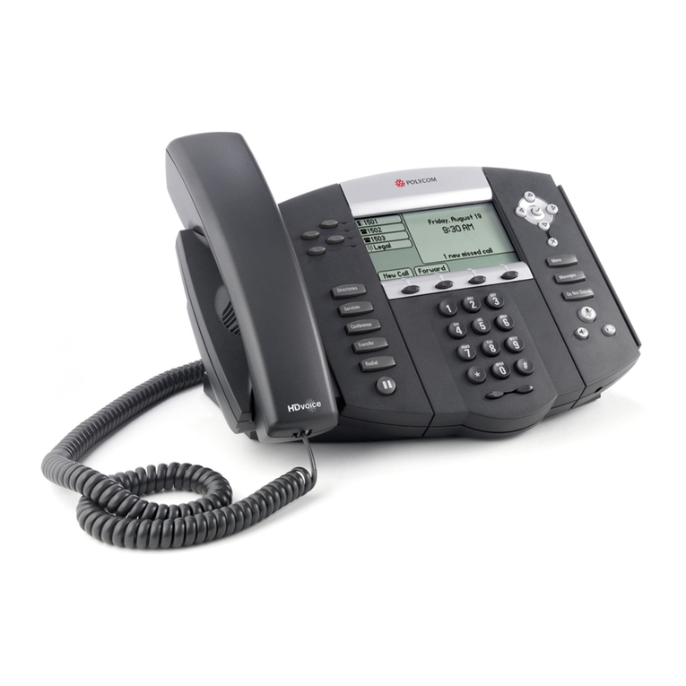 Polycom SoundPoint IP 550 User manual