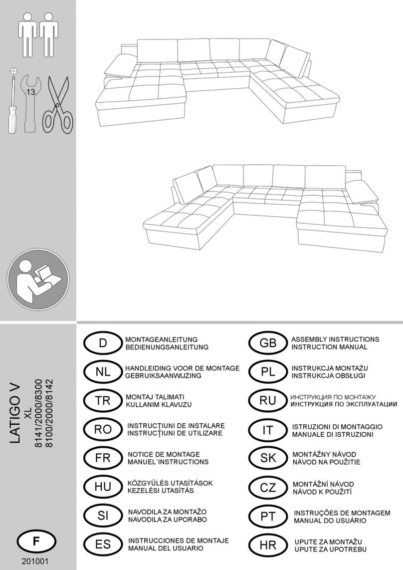 Otto LATIGO V XL 8141/2000/8300 Assembly Instructions Instruction Manual Otto LATIGO V XL 8141/2000/8300 Assembly Instructions Instruction Manual