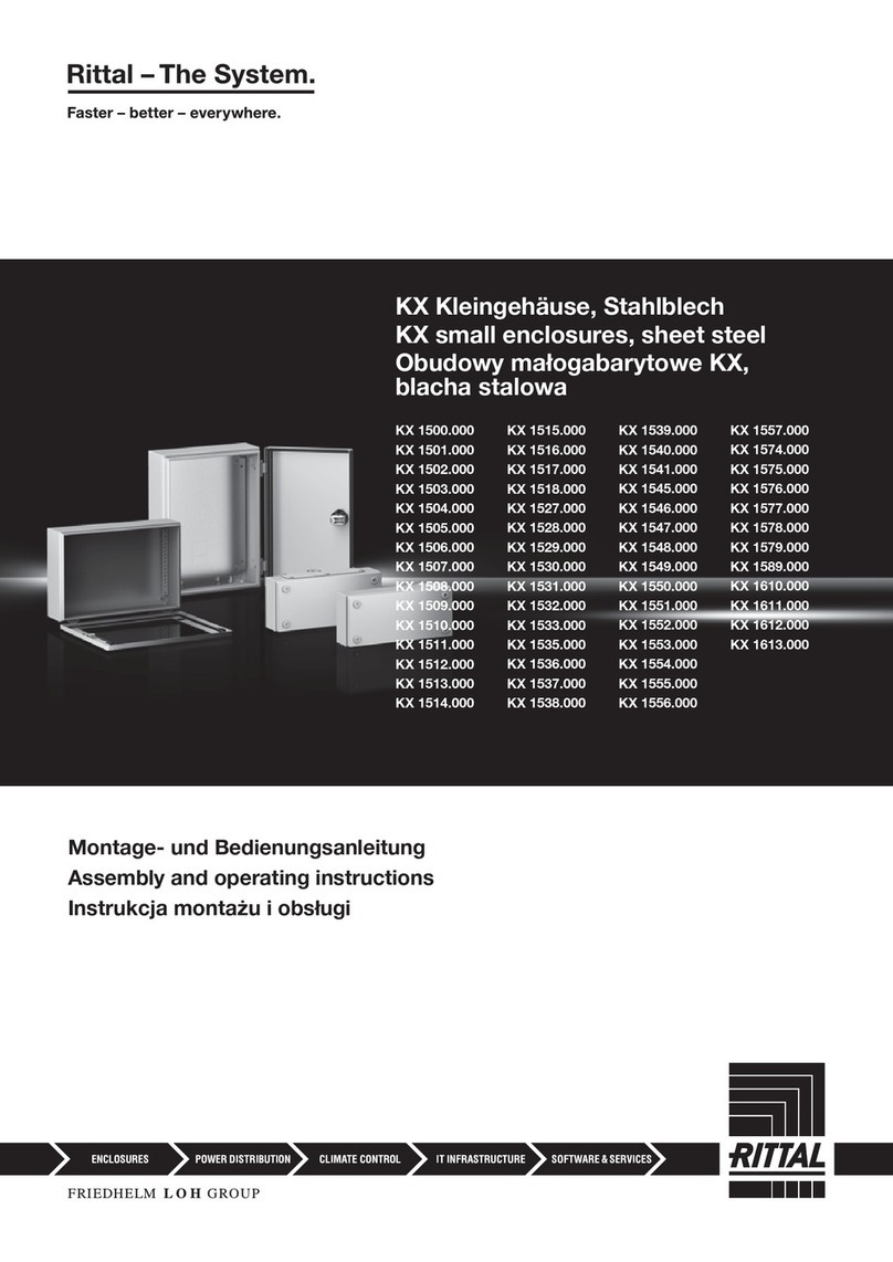 FRIEDHELM LOH RITTAL KX 1500.000 Assembly and operating instructions