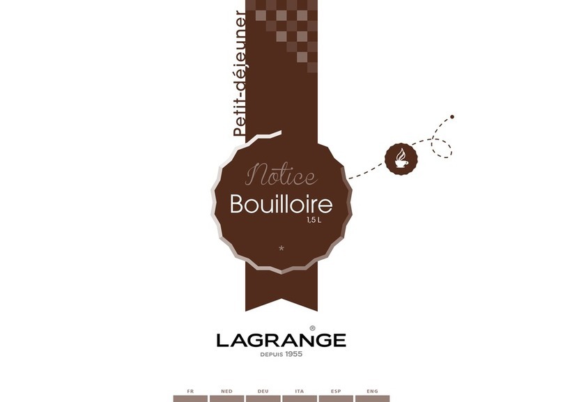 Lagrange Naos Line 509 User manual
