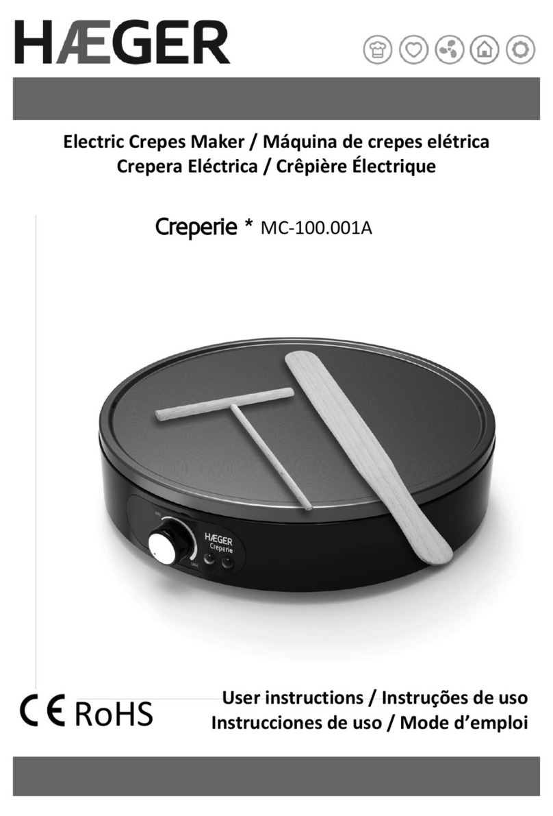HAEGER Creperie MC-100.001A User manual HAEGER Creperie MC-100.001A User manual