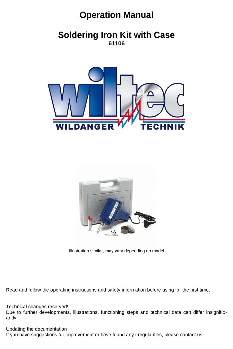 WilTec 61106 User manual WilTec 61106 User manual