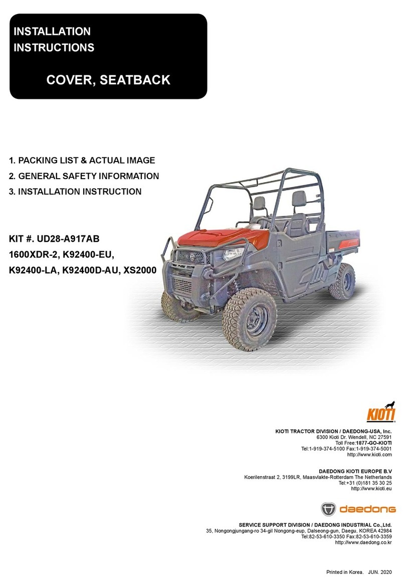 Daedong Kioti User manual