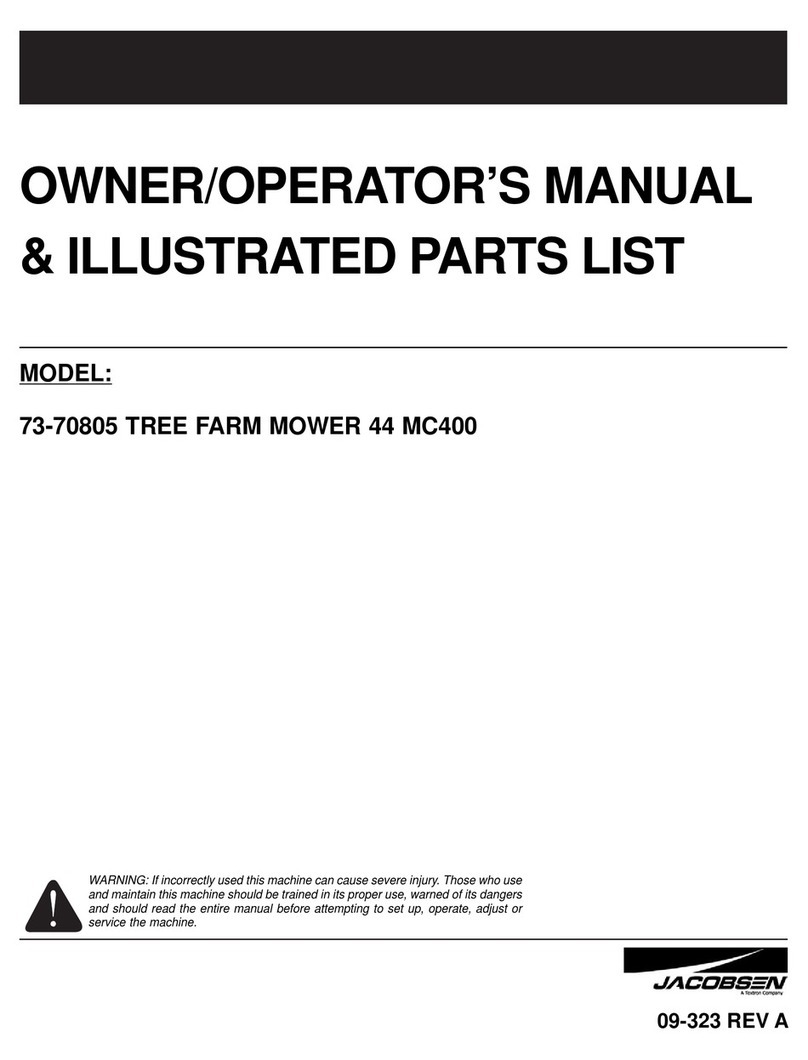 Textron JACOBSEN MC400 Setup guide