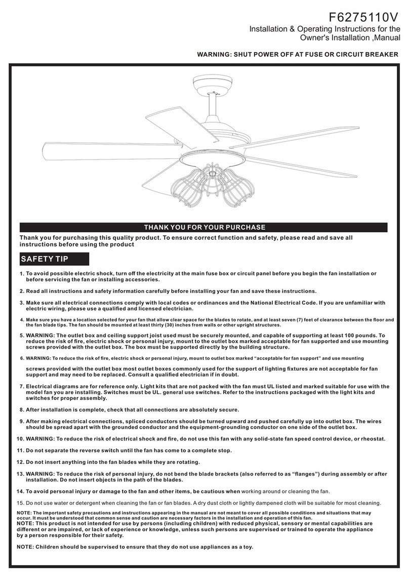 Parrot Uncle F6275110V Quick start guide
