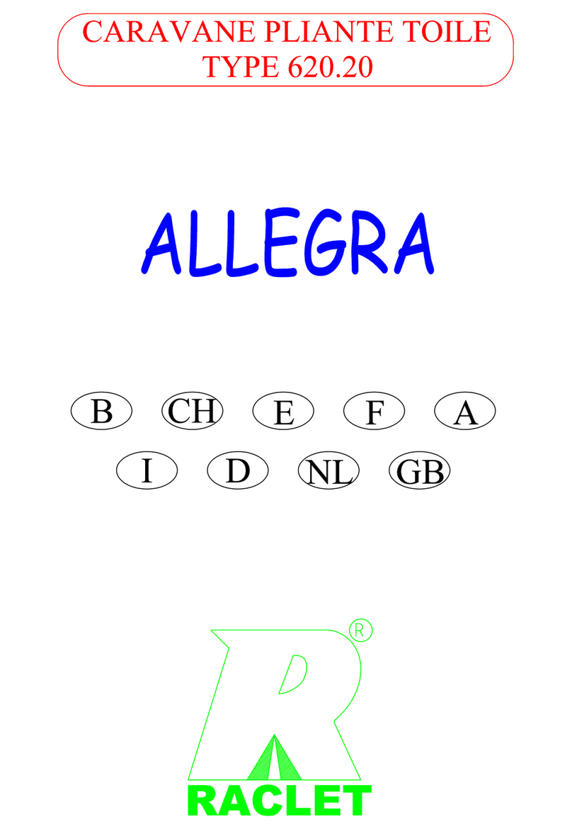 RACLET Allegra User manual
