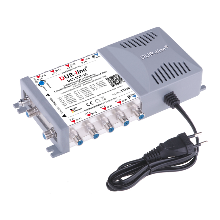 DuraSat DUR-line DCS 552-16 User manual