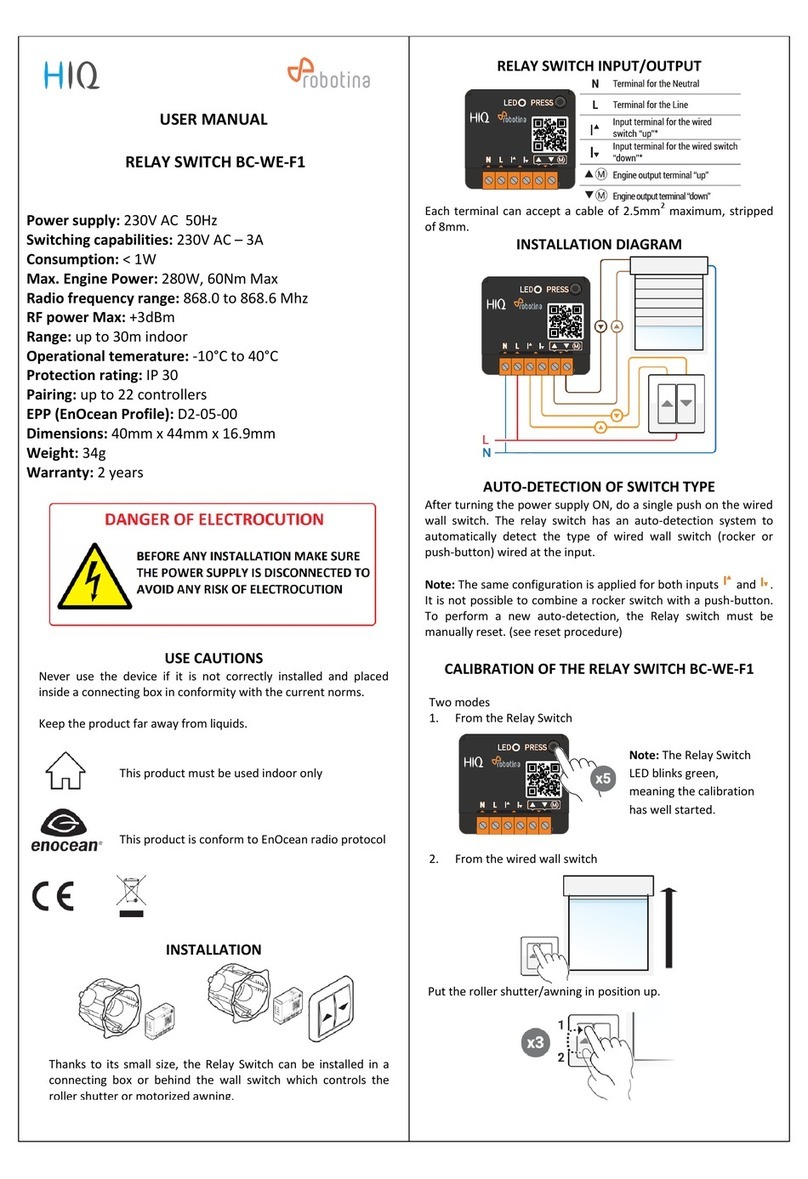 Robotina HIQ BC-WE-F1 user manual