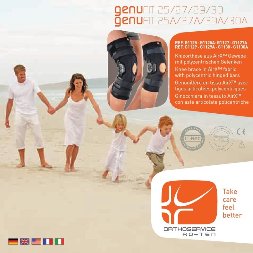 ORTHOSERVICE RO+TEN genuFIT 25 manual