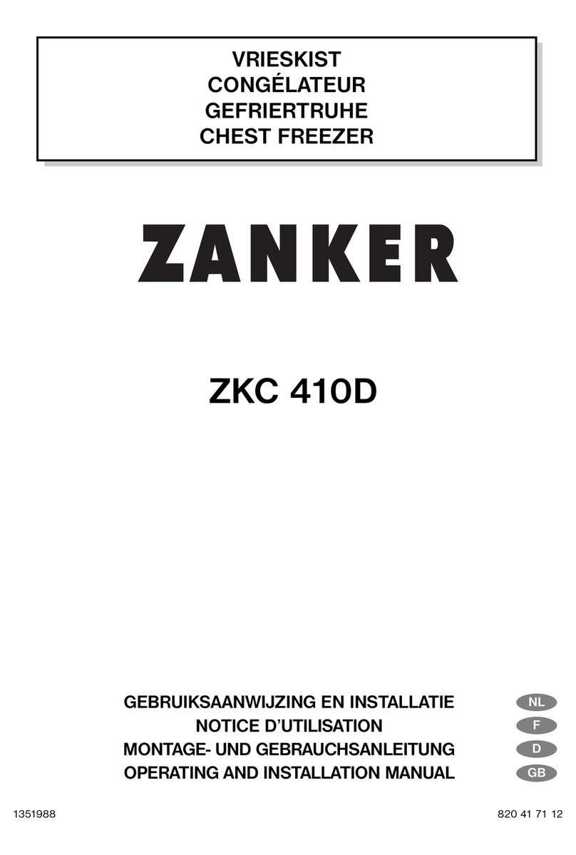ZANKER ZKC410D Specification sheet