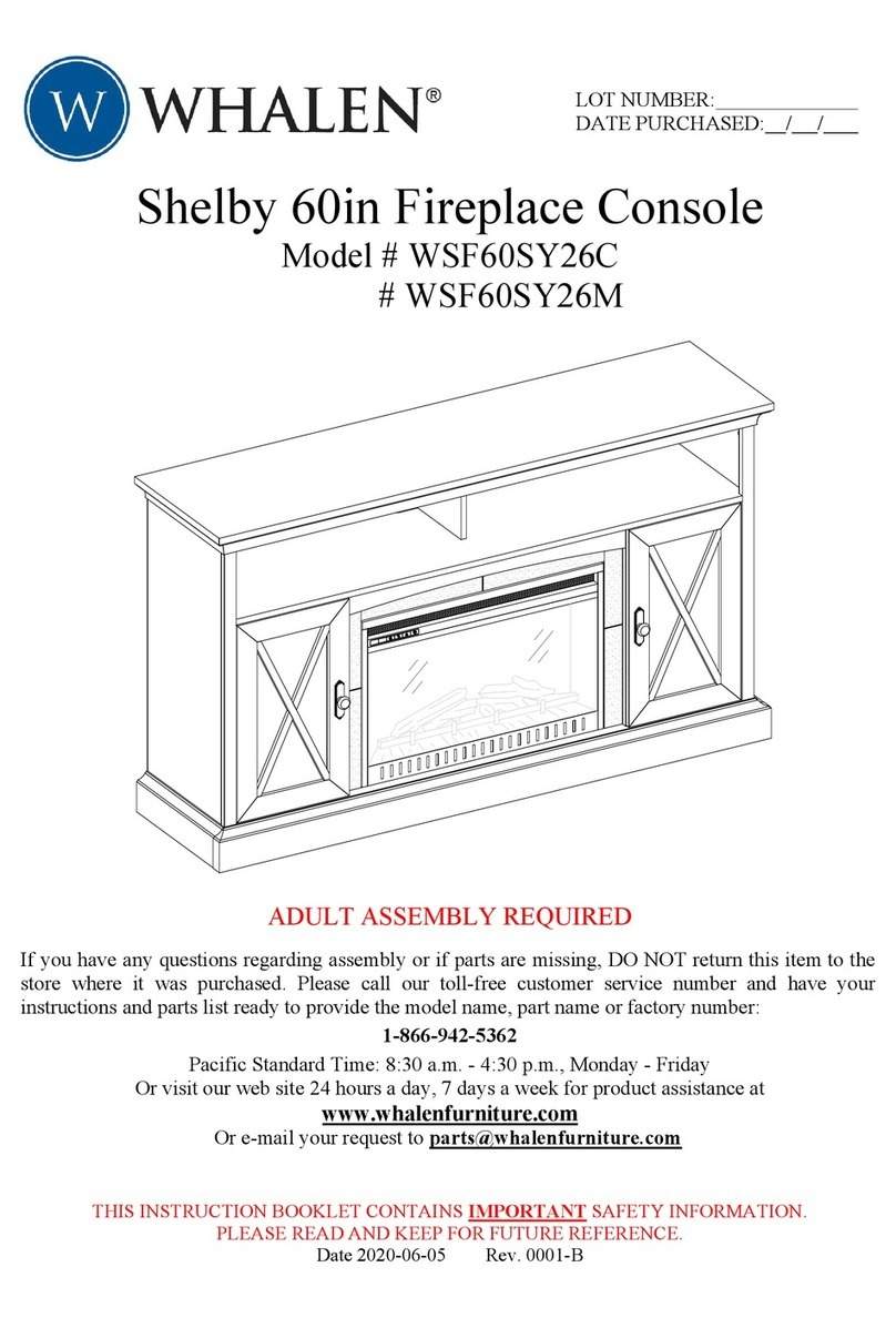 Whalen Shelby 60in User manual