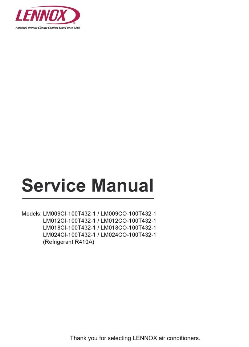 Lennox LM009CI-100T432-1 User manual