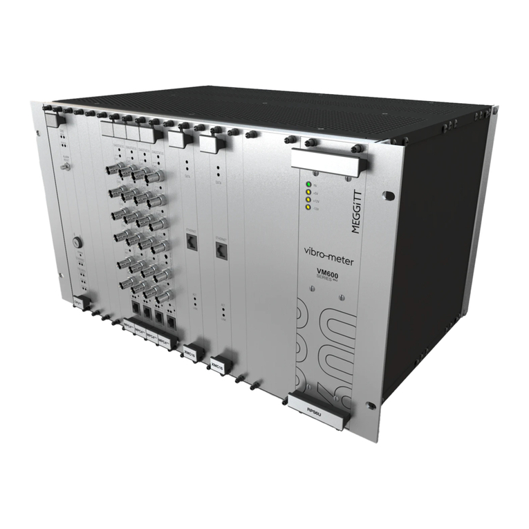 Meggitt VM600 Instruction manual