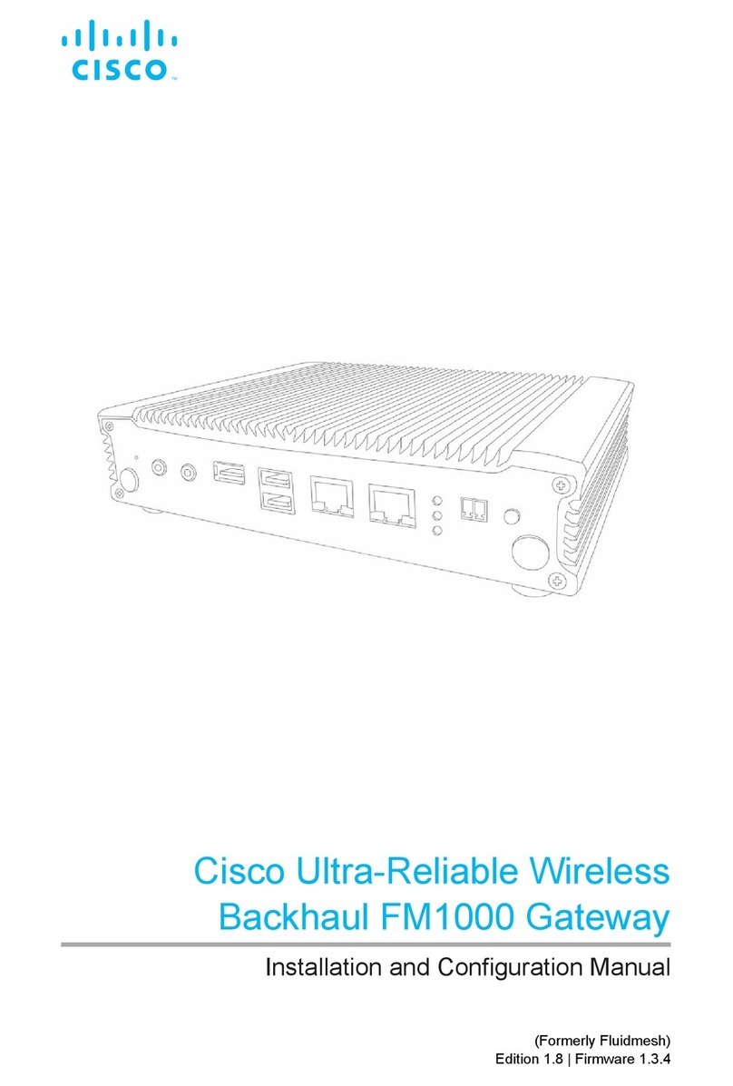 Cisco FM1000 Gateway Manual