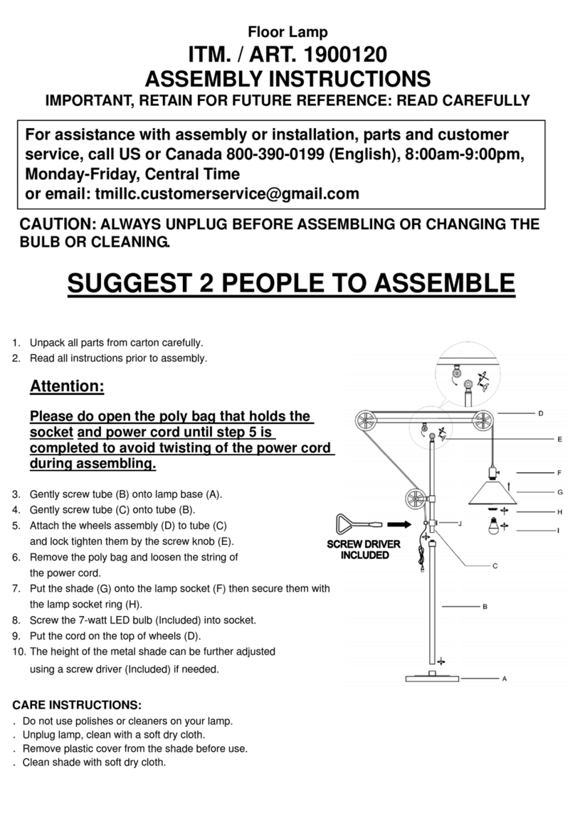 Costco 1900120 Assembly instructions