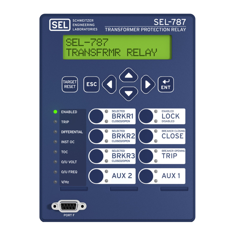 Schweitzer Engineering Laboratories SEL-787-3 User manual