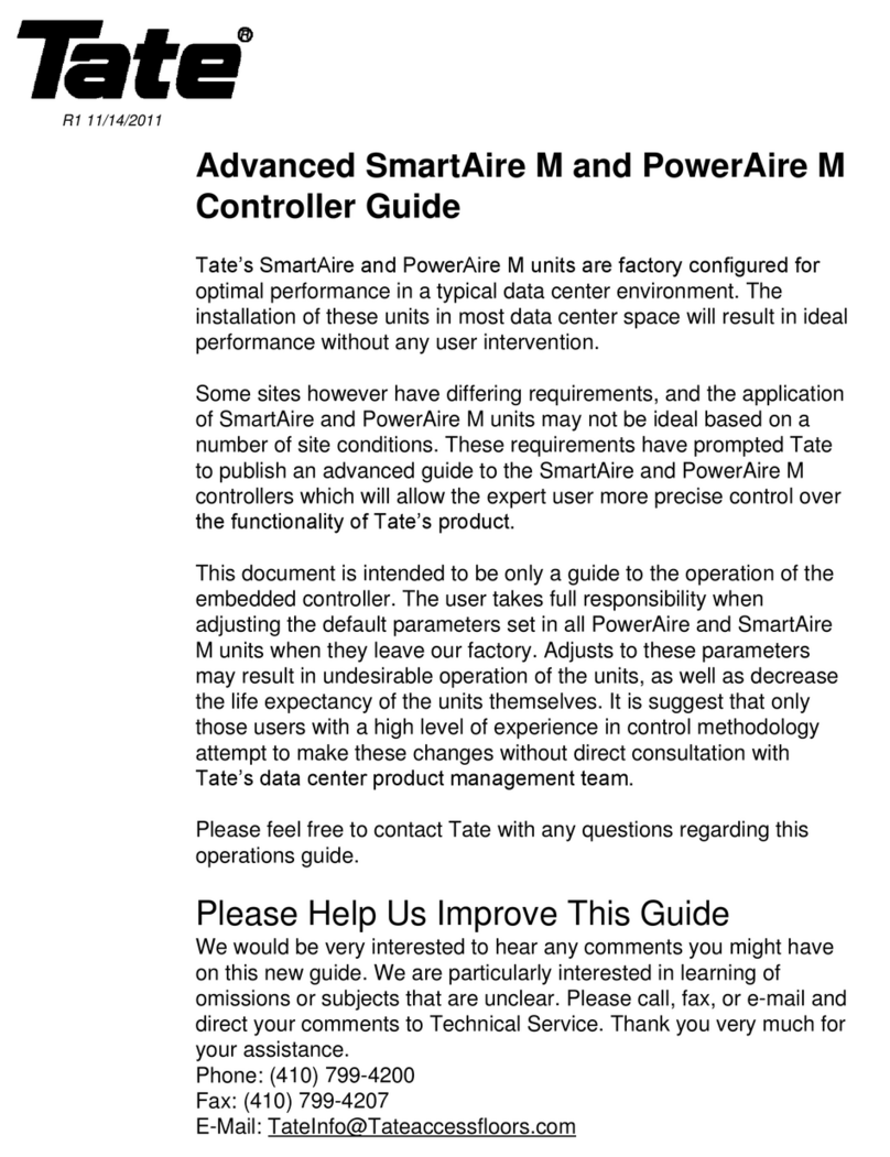 Tate SmartAire M User manual