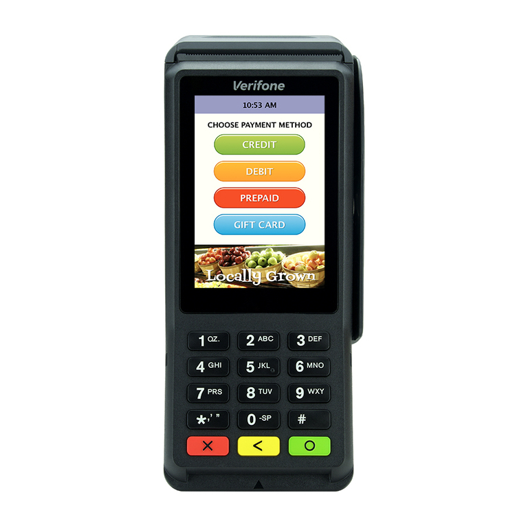 VeriFone V400c User manual