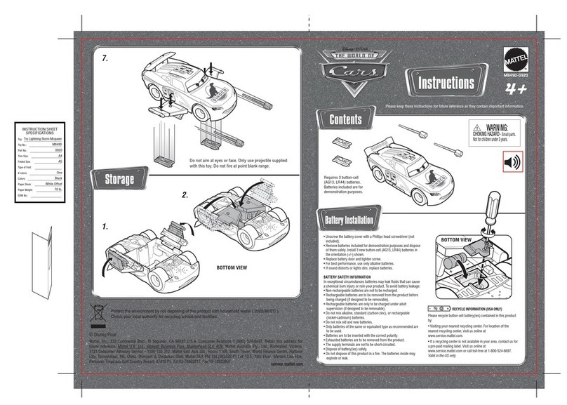 Mattel M8490 instructions