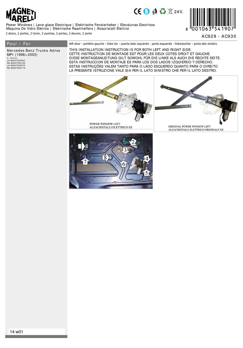 Magneti Marelli AC929 User manual