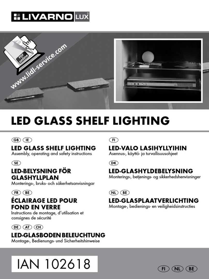 LIVARNO LUX 102618 Assembly, operating and safety instructions