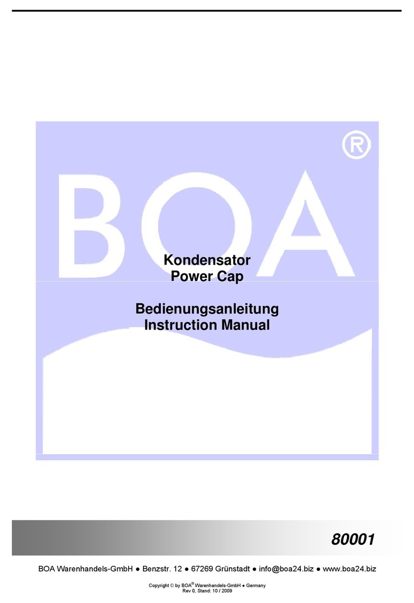 BOA 80001 instruction manual BOA 80001 instruction manual