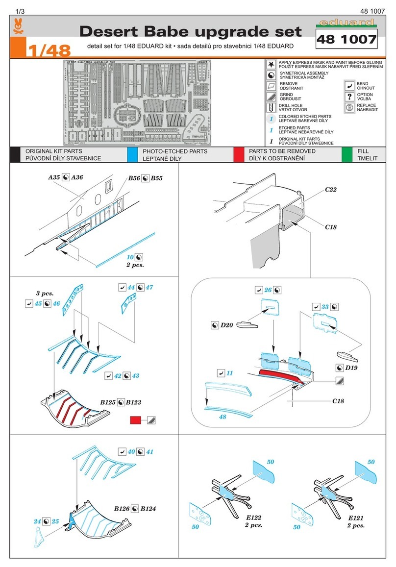 Eduard Desert Babe upgrade set User manual Eduard Desert Babe upgrade set User manual