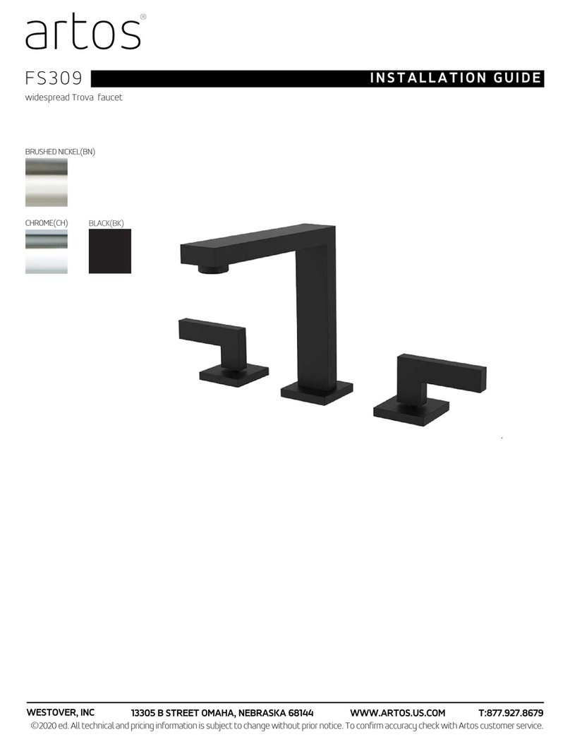 Artos Trova FS309 installation guide
