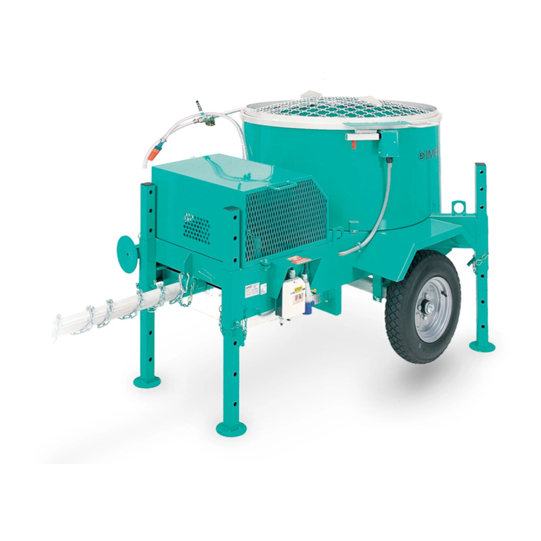 Imer Group MIX 360 Operating, maintenance, spare parts manual Imer Group MIX 360 Operating, maintenance, spare parts manual