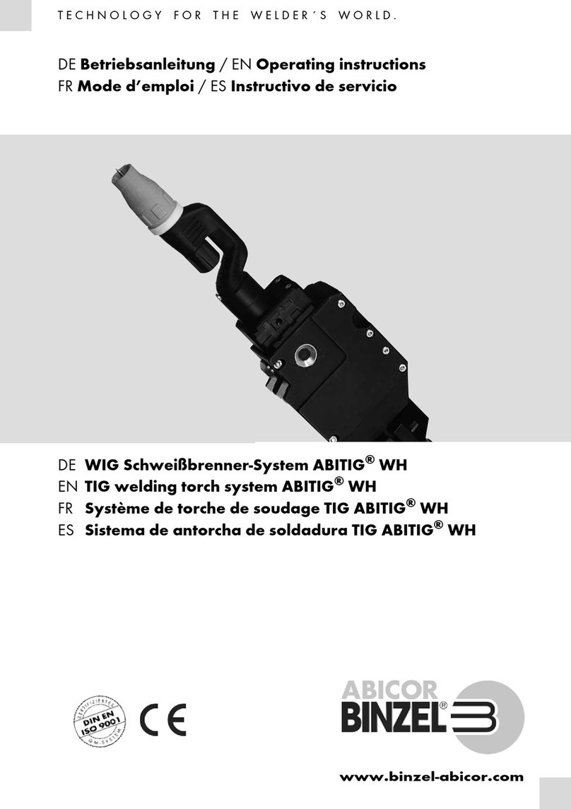 BINZEL-ABICOR ABITIG WH operating instructions