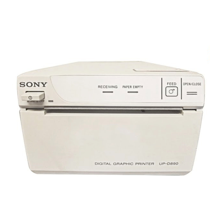 Sony UP-D890 Instructions for use