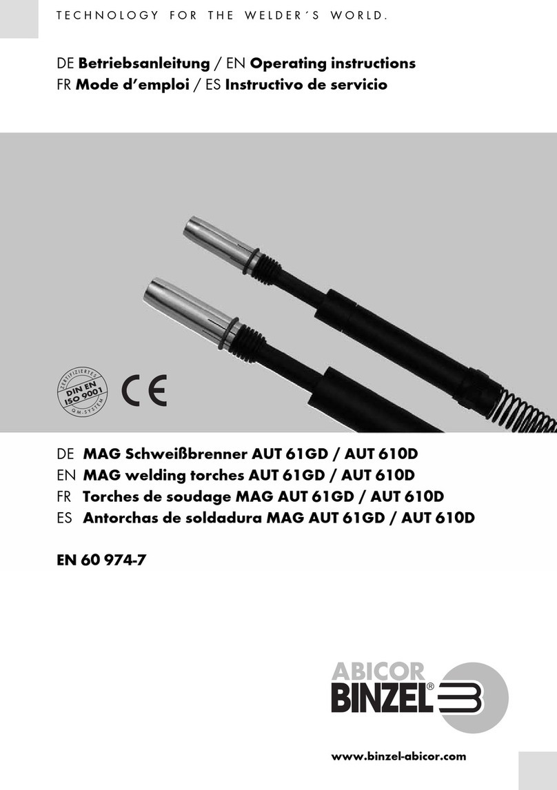 Abicor Binzel AUT 61GD User manual
