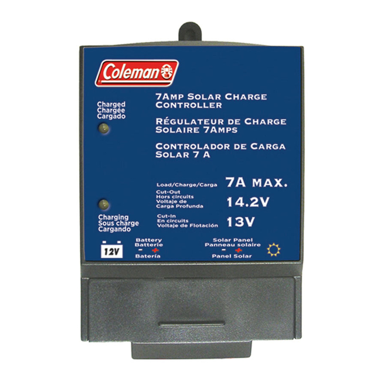 Coleman 68012 User manual