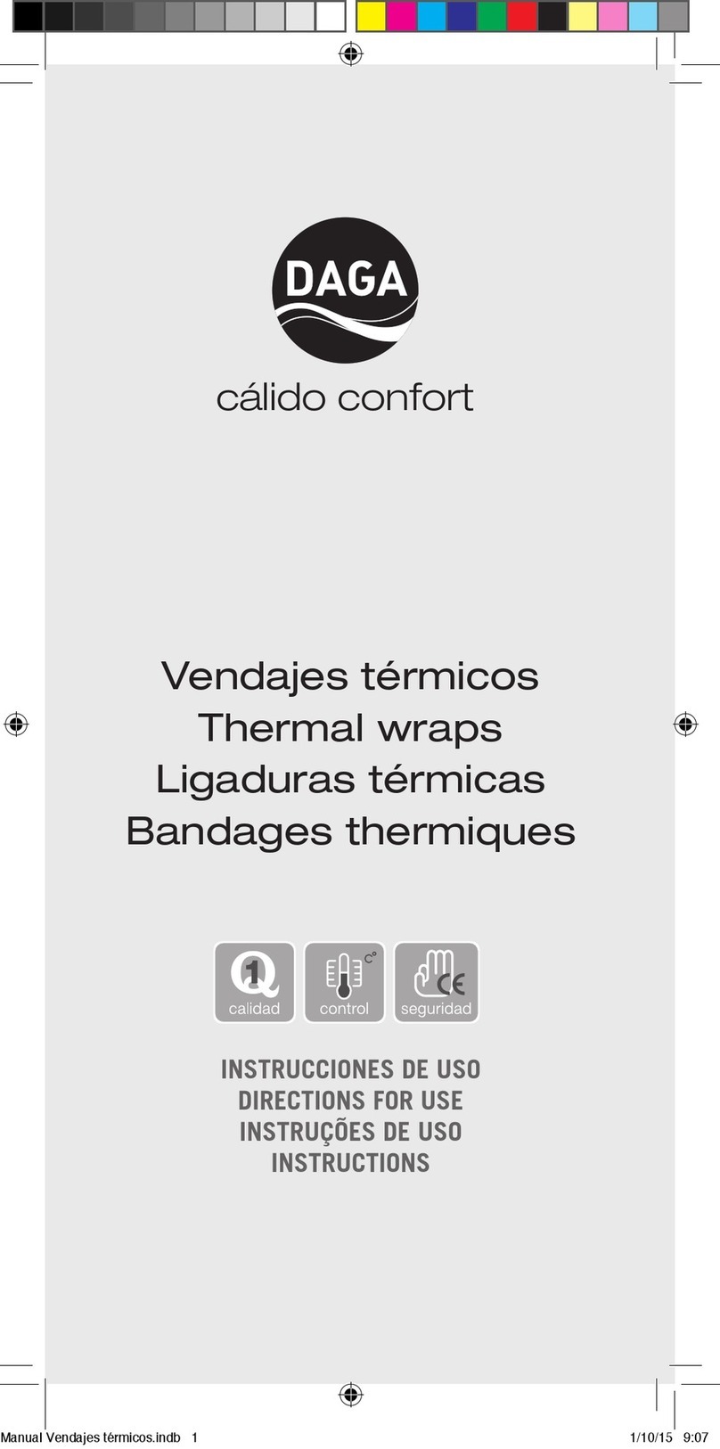 Daga Thermal wraps Directions for use